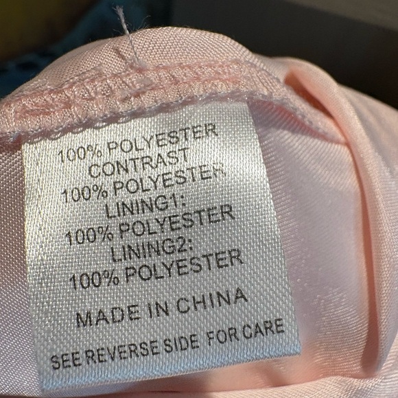 Embellished White and Pink Sweetheart Gown - Picture 8 of 9